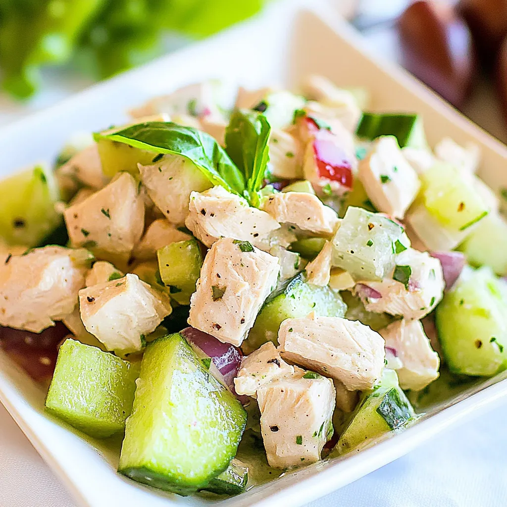 Light and Healthy Chicken Salad