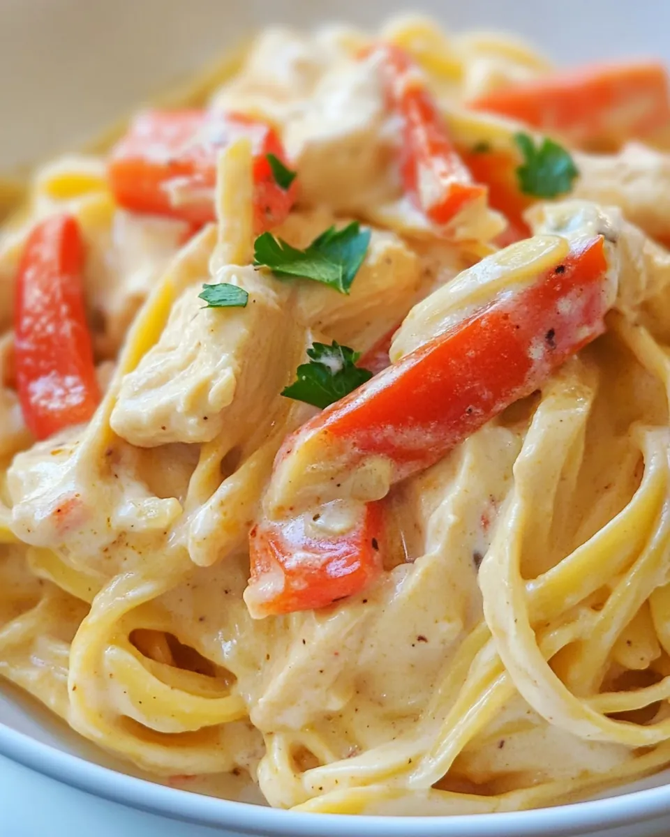 Lightened Cajun Chicken Alfredo