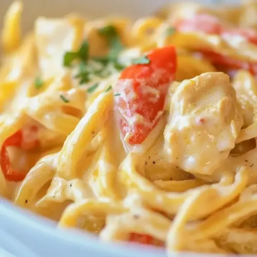 Lightened Cajun Chicken Alfredo