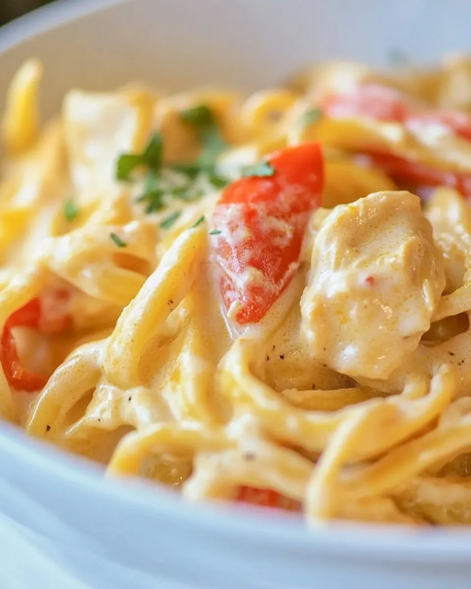 Lightened Cajun Chicken Alfredo