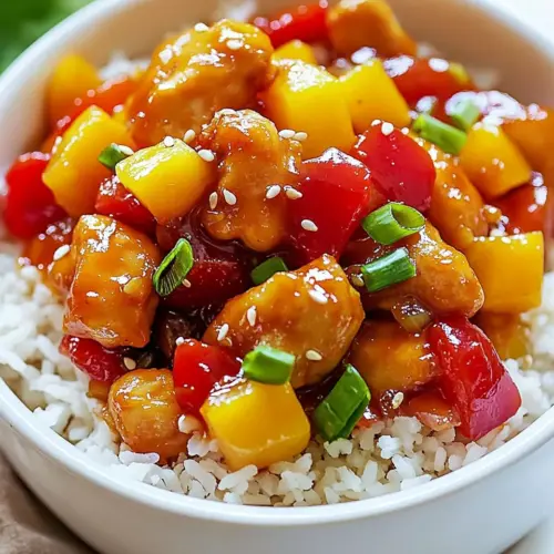 Lighter Sweet and Sour Chicken
