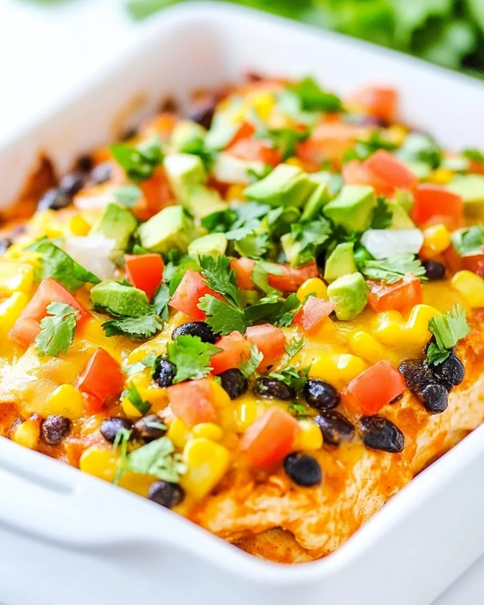 Santa Fe Chicken Bake