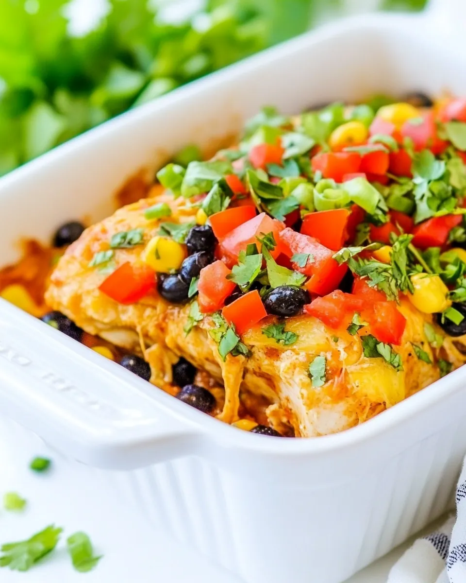 Santa Fe Chicken Bake