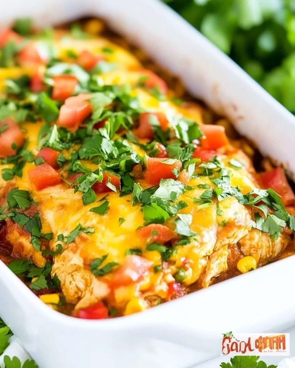 Santa Fe Chicken Bake