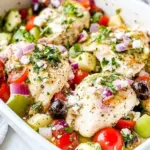 Loaded Baked Greek Chicken