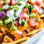 Loaded Chicken Enchilada Nachos
