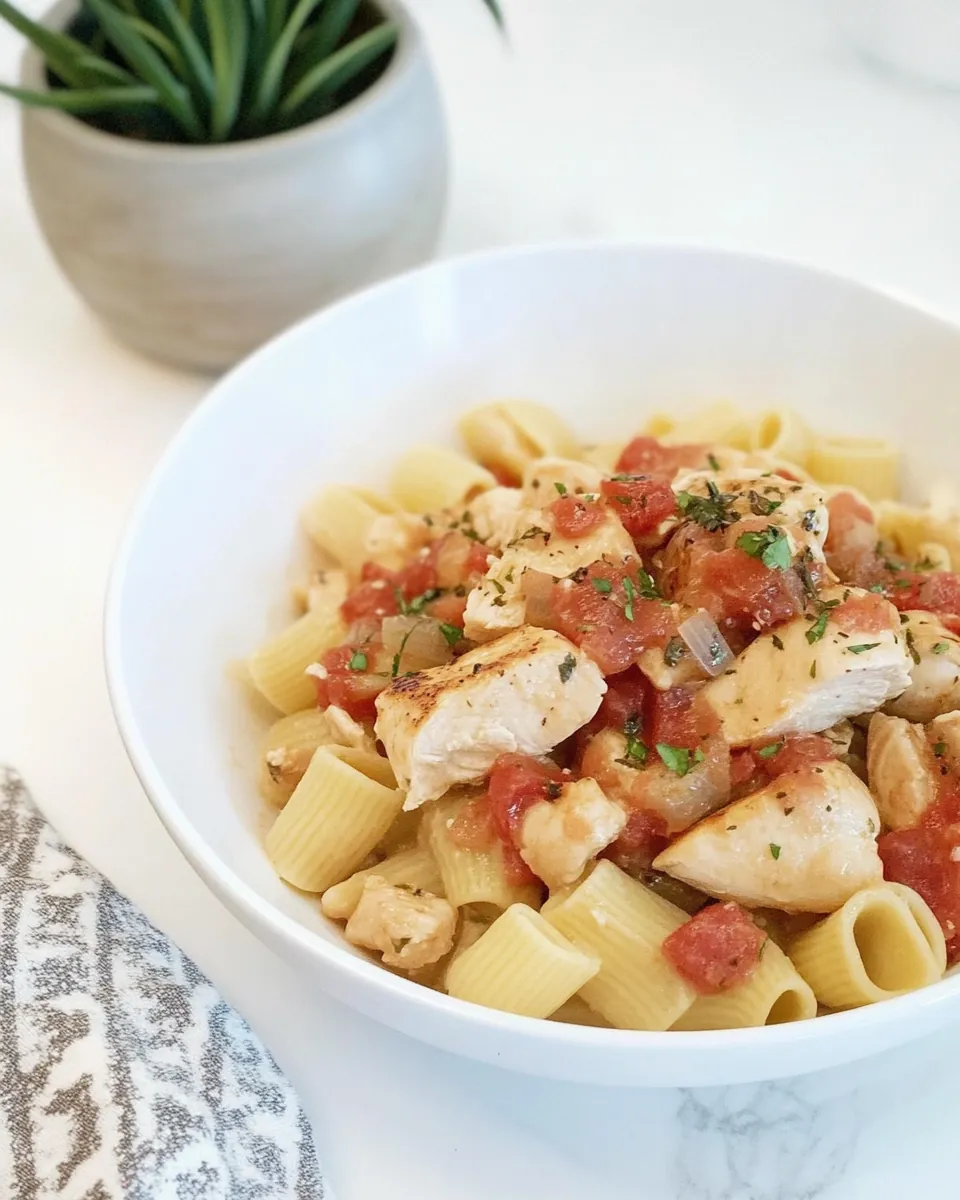 Loaded Italian Chicken Pasta Dinner