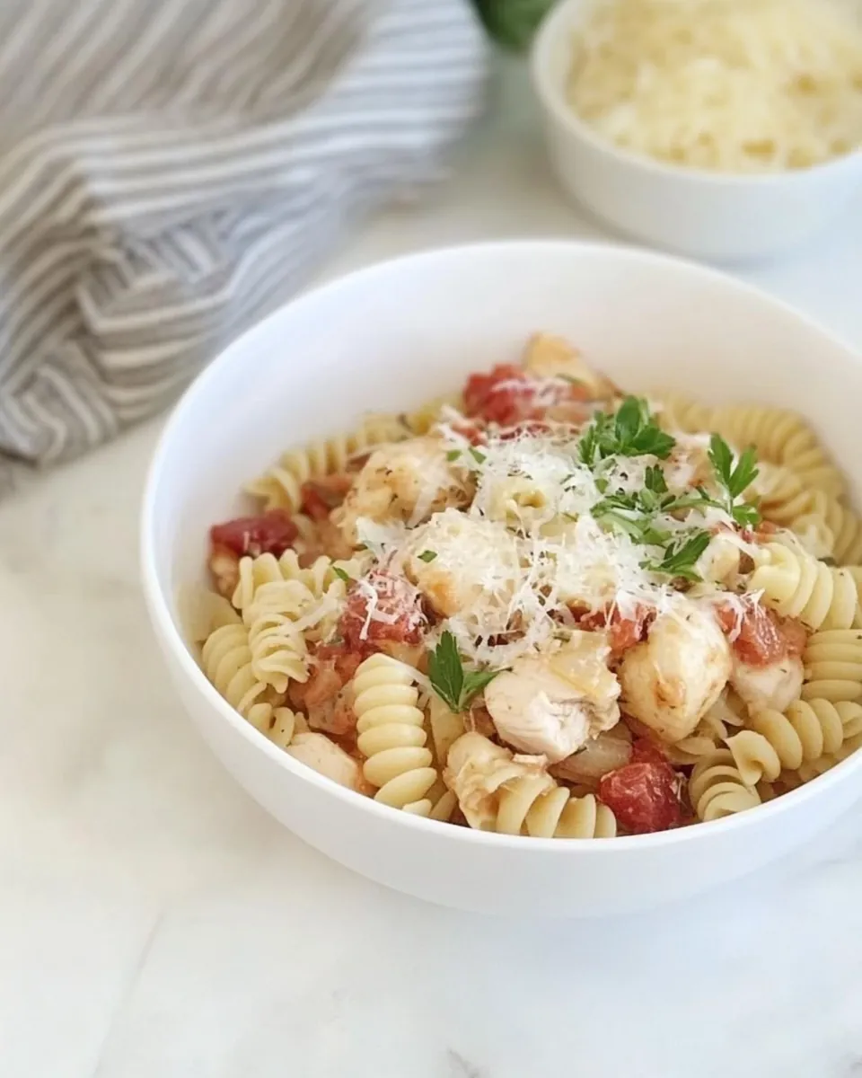 Loaded Italian Chicken Pasta Dinner