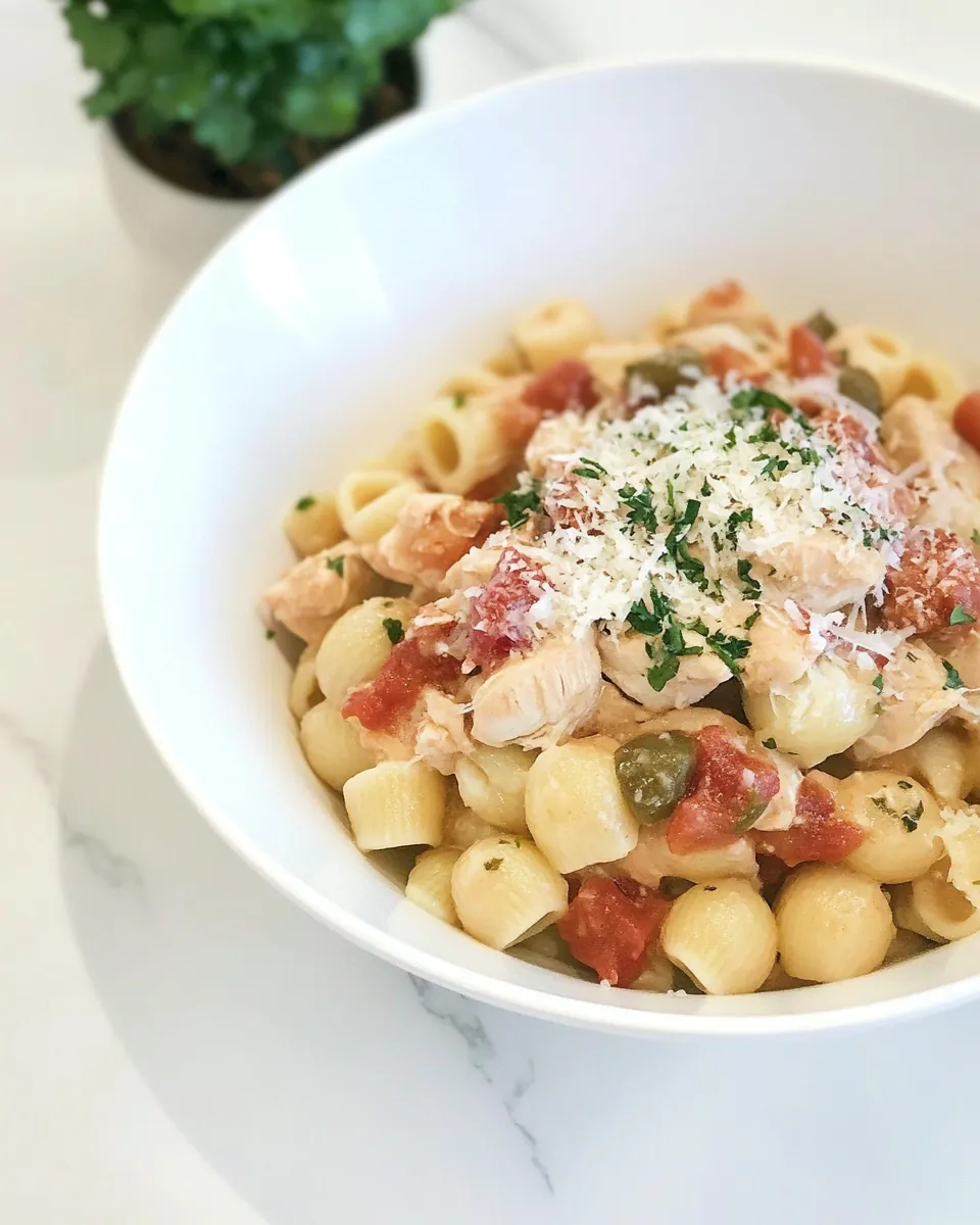 Loaded Italian Chicken Pasta Dinner