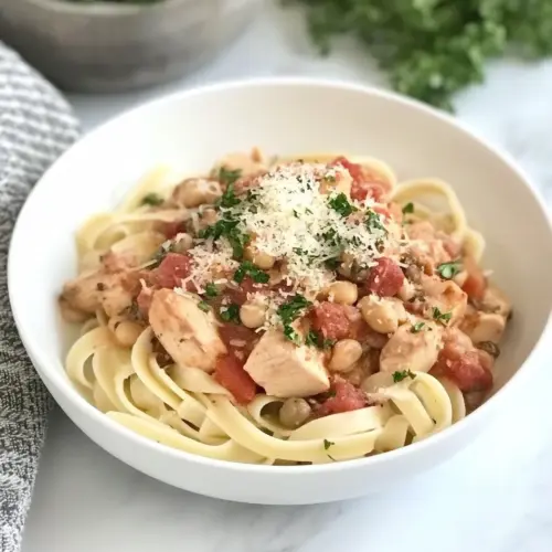 Loaded Italian Chicken Pasta Dinner