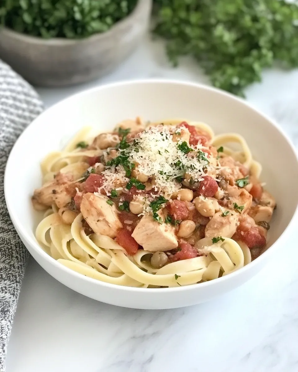 Loaded Italian Chicken Pasta Dinner