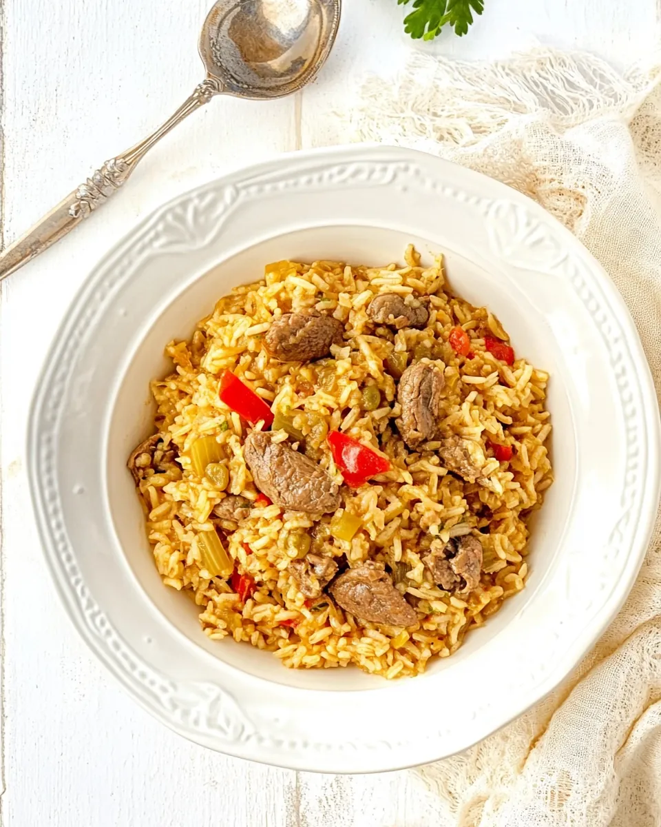 Locrio de Molleja de Pollo