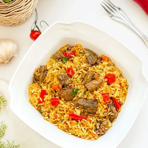 Locrio de Molleja de Pollo