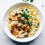 Low Calorie Chicken Alfredo