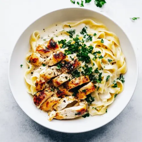 Low Calorie Chicken Alfredo