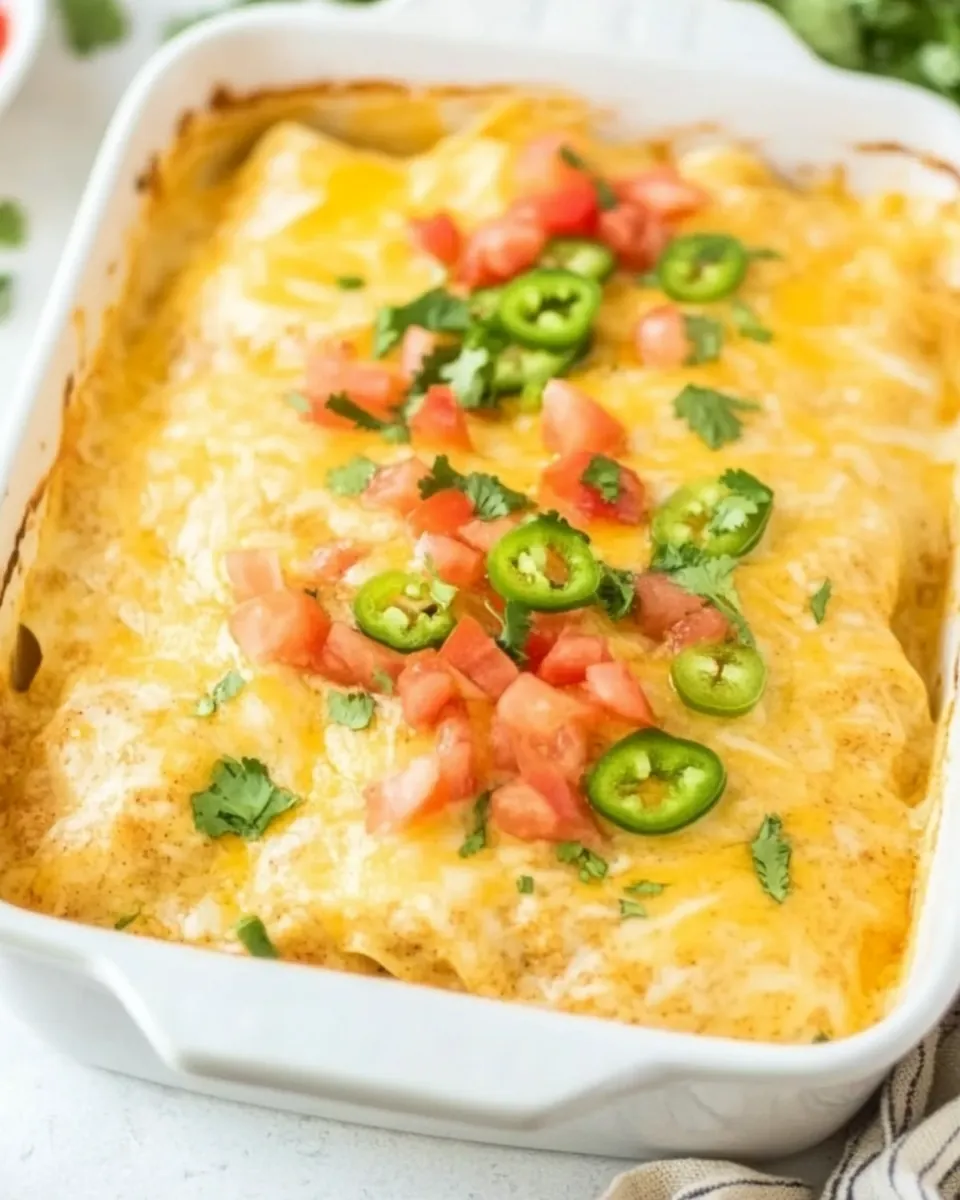 Low Carb Chicken Enchilada Casserole