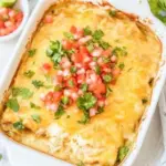 Low Carb Chicken Enchilada Casserole