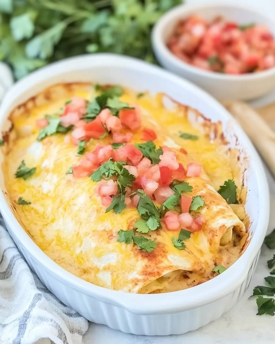 Low Carb Chicken Enchilada Casserole
