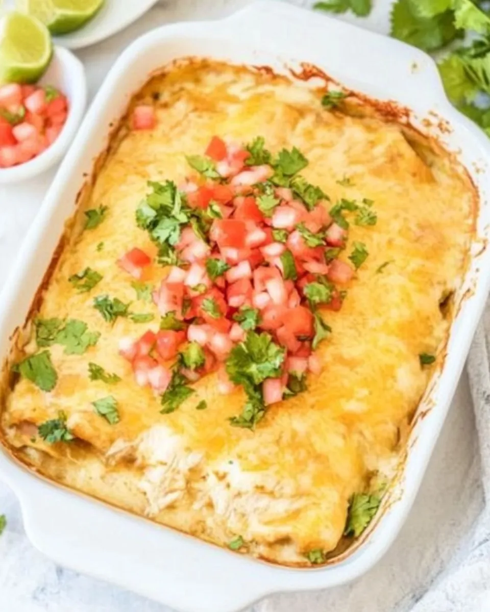 Low Carb Chicken Enchilada Casserole