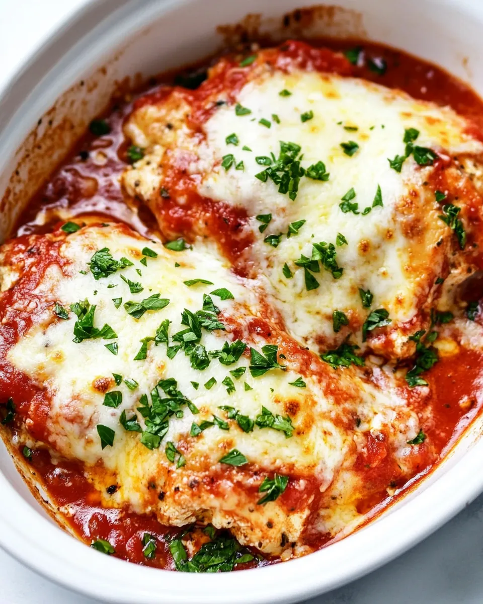 Low Carb Chicken Parmesan