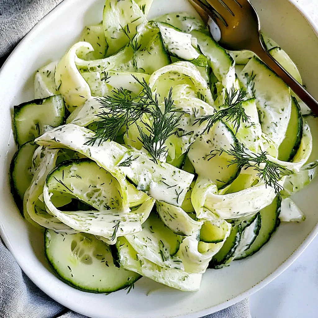 Low Carb Keto Cucumber Salad