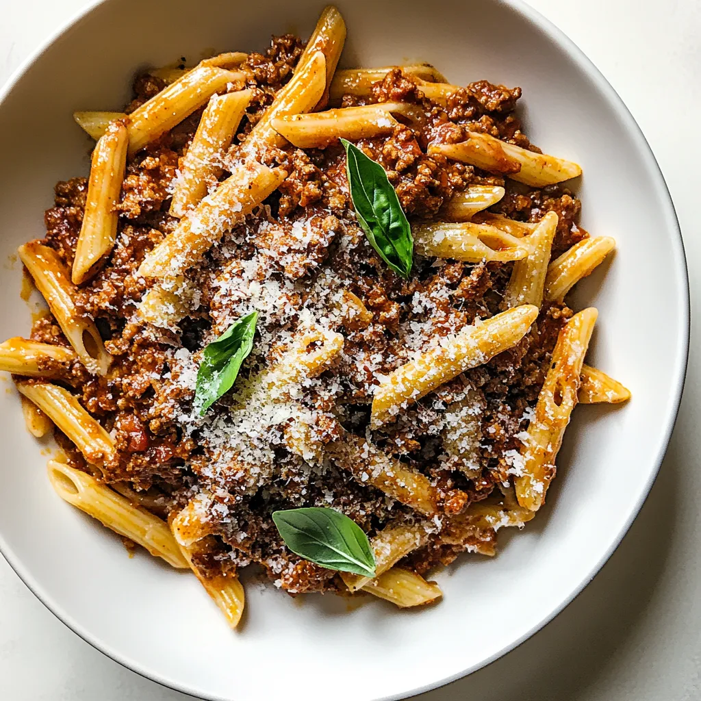Low FODMAP Pasta Bolognese