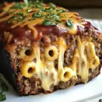 Macaroni Cheese Stuffed Meatloaf