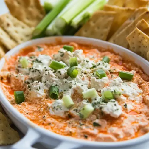 Macro Friendly Buffalo Chicken Dip