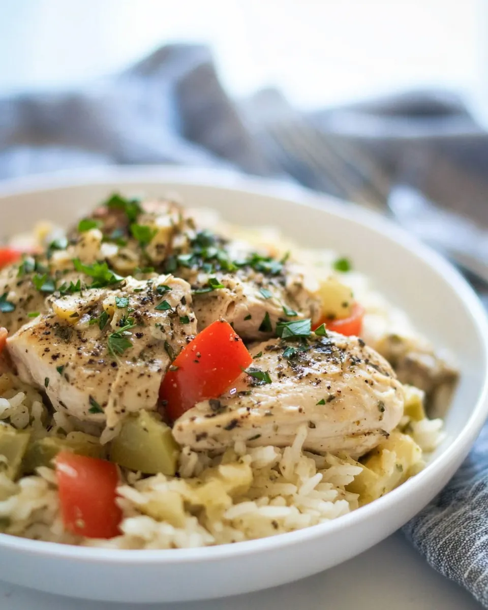 Macro Friendly Greek Chicken and Rice