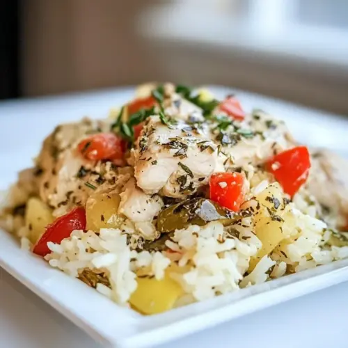 Macro Friendly Greek Chicken and Rice