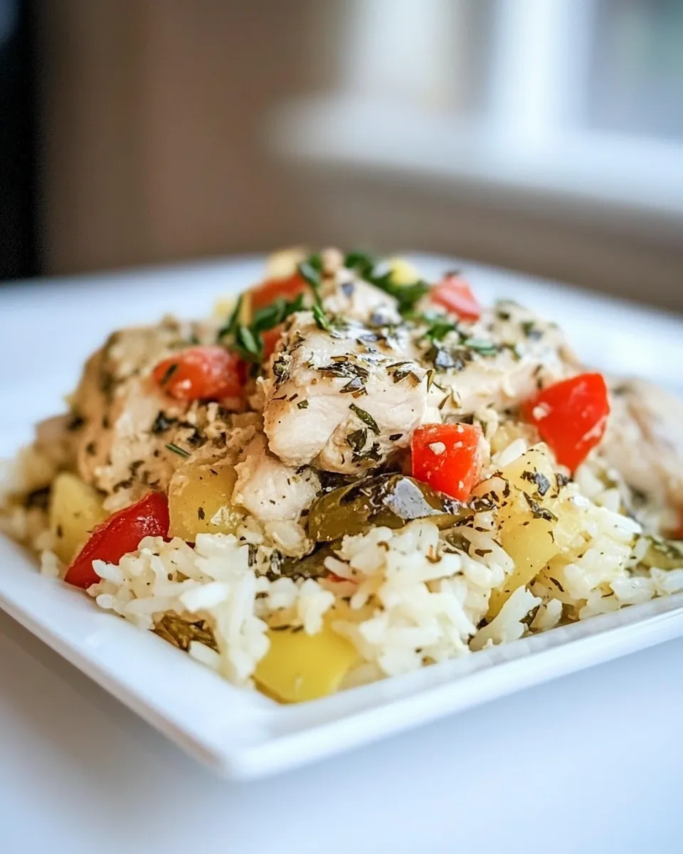 Macro Friendly Greek Chicken and Rice