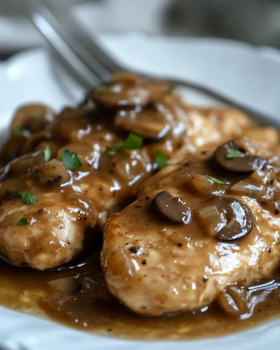 Macro Friendly Marsala Chicken