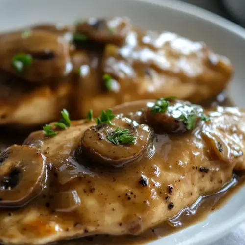 Macro Friendly Marsala Chicken
