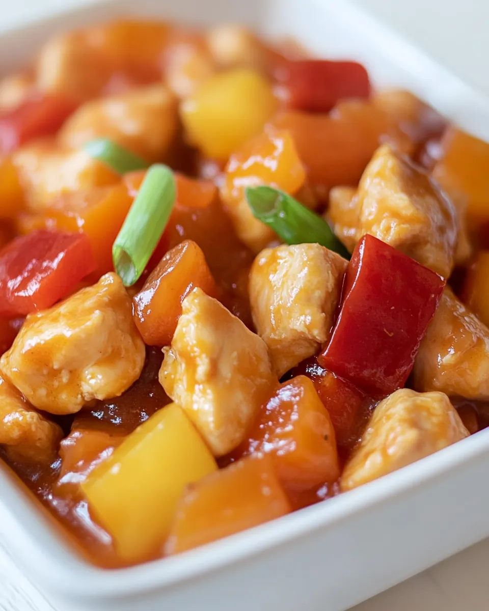Sweet and Sour Chicken