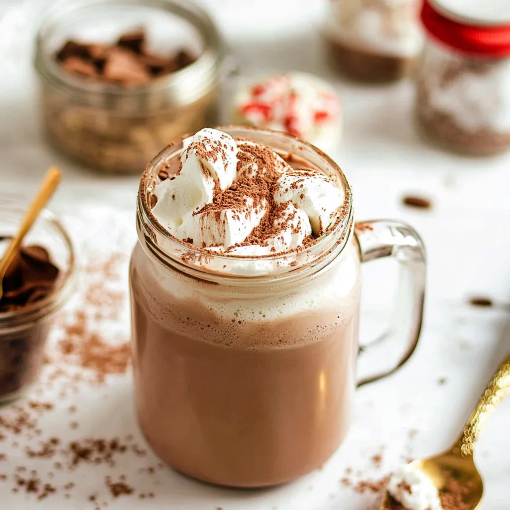 Malted Homemade Hot Chocolate Mix