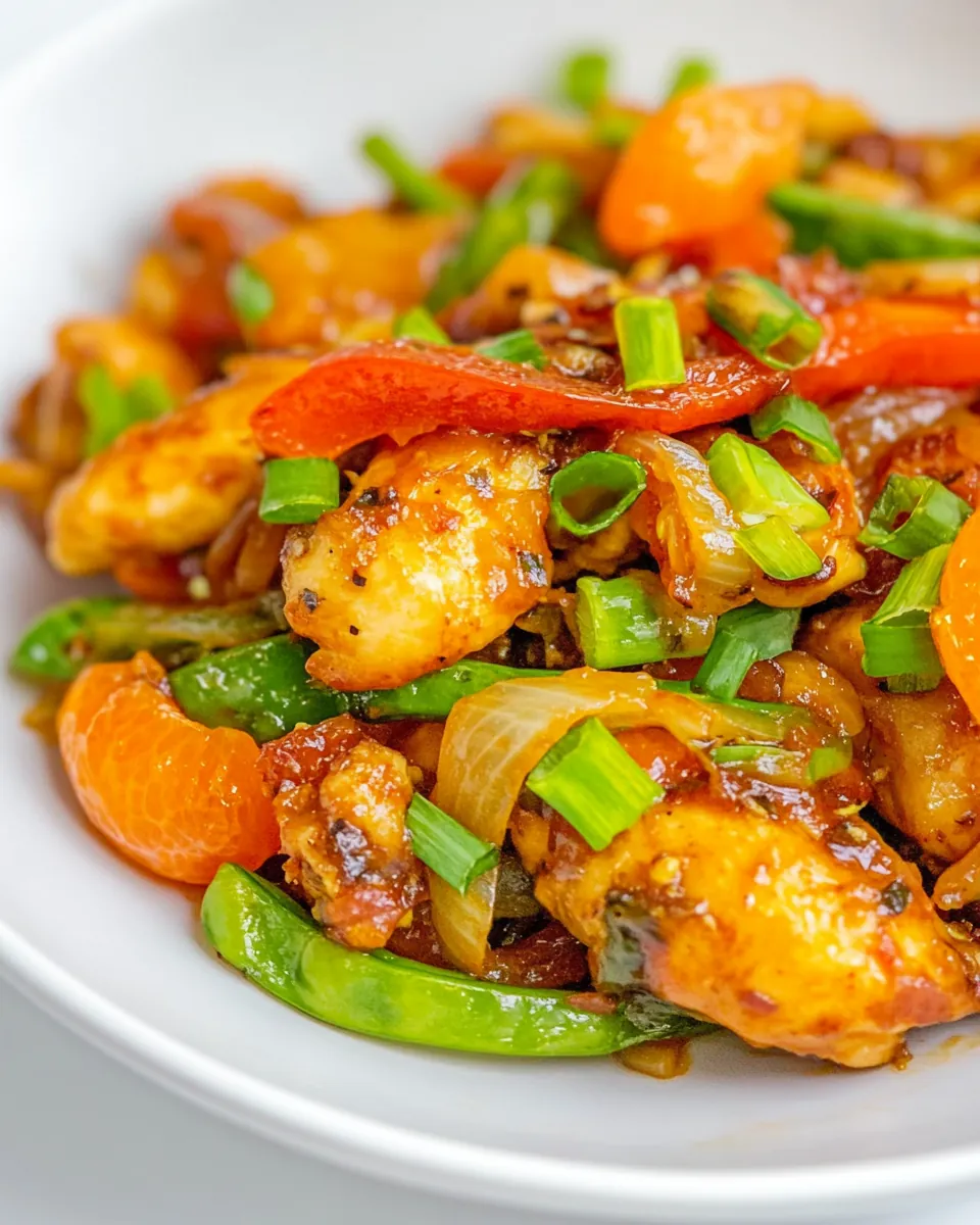 Mandarin Orange Chicken Stir Fry
