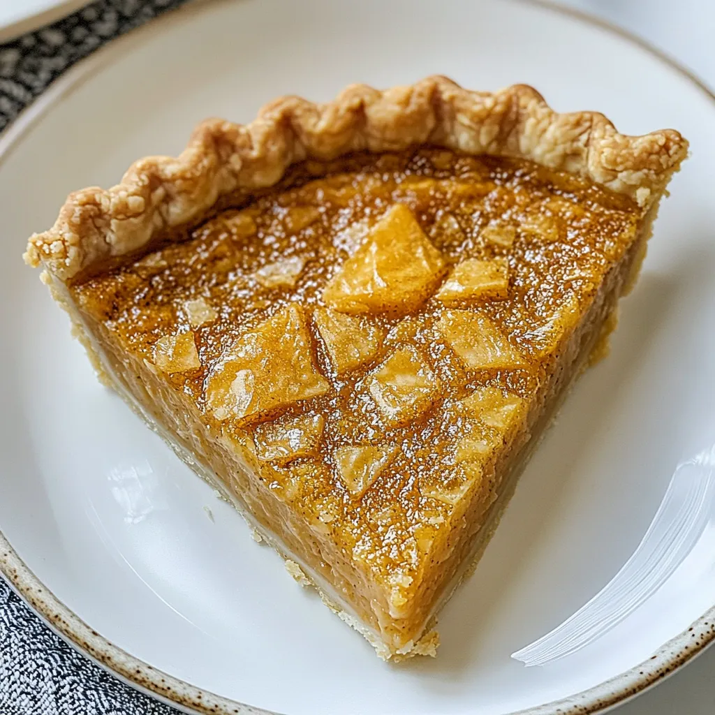 Maple Chess Pie
