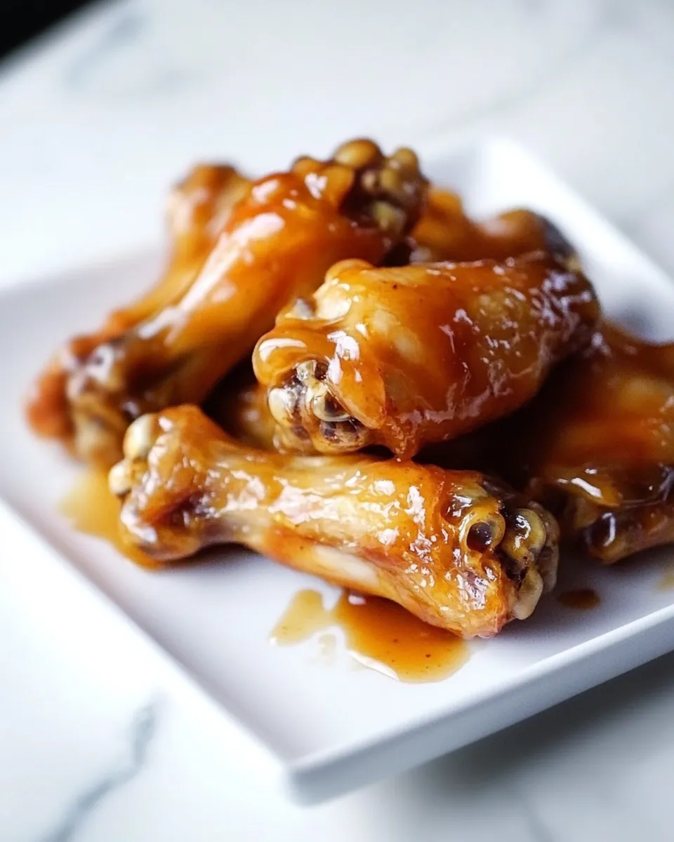 Maple Glazed Chicken Wings