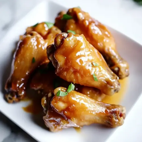 Maple Glazed Chicken Wings