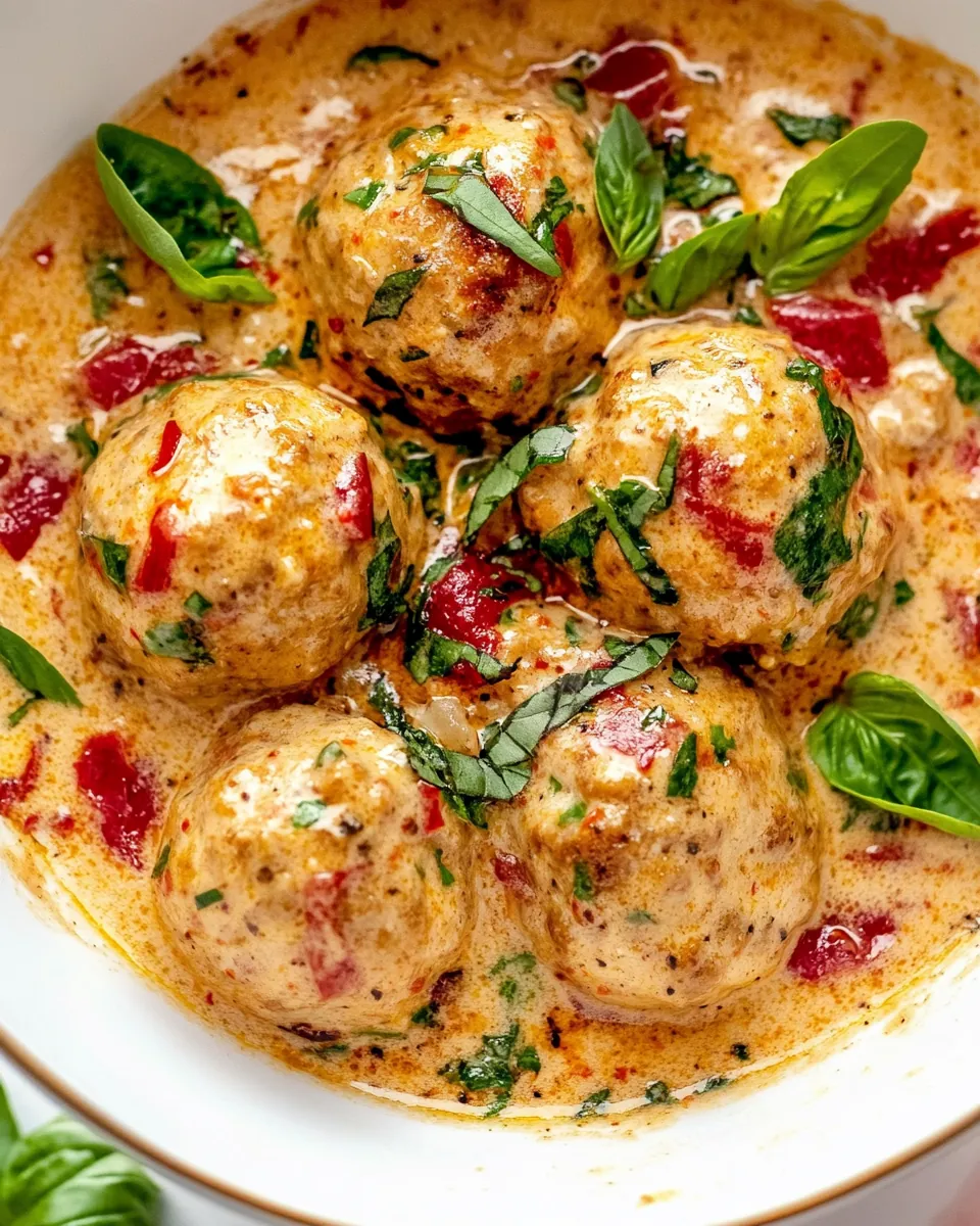 Marry Me Chicken Meatballs