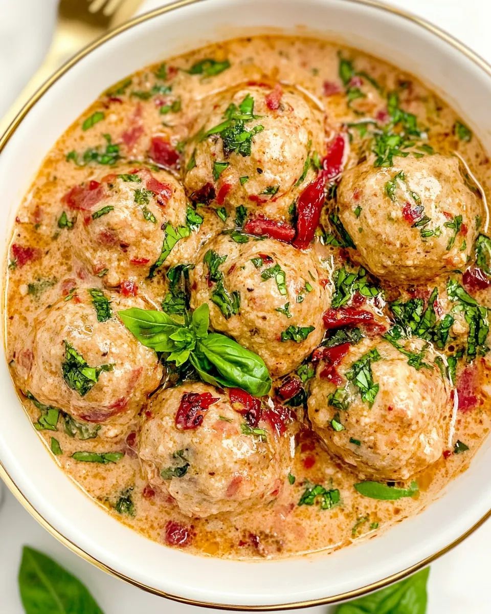 Marry Me Chicken Meatballs