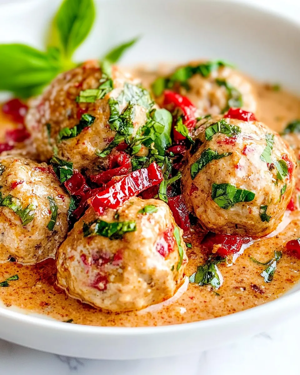 Marry Me Chicken Meatballs