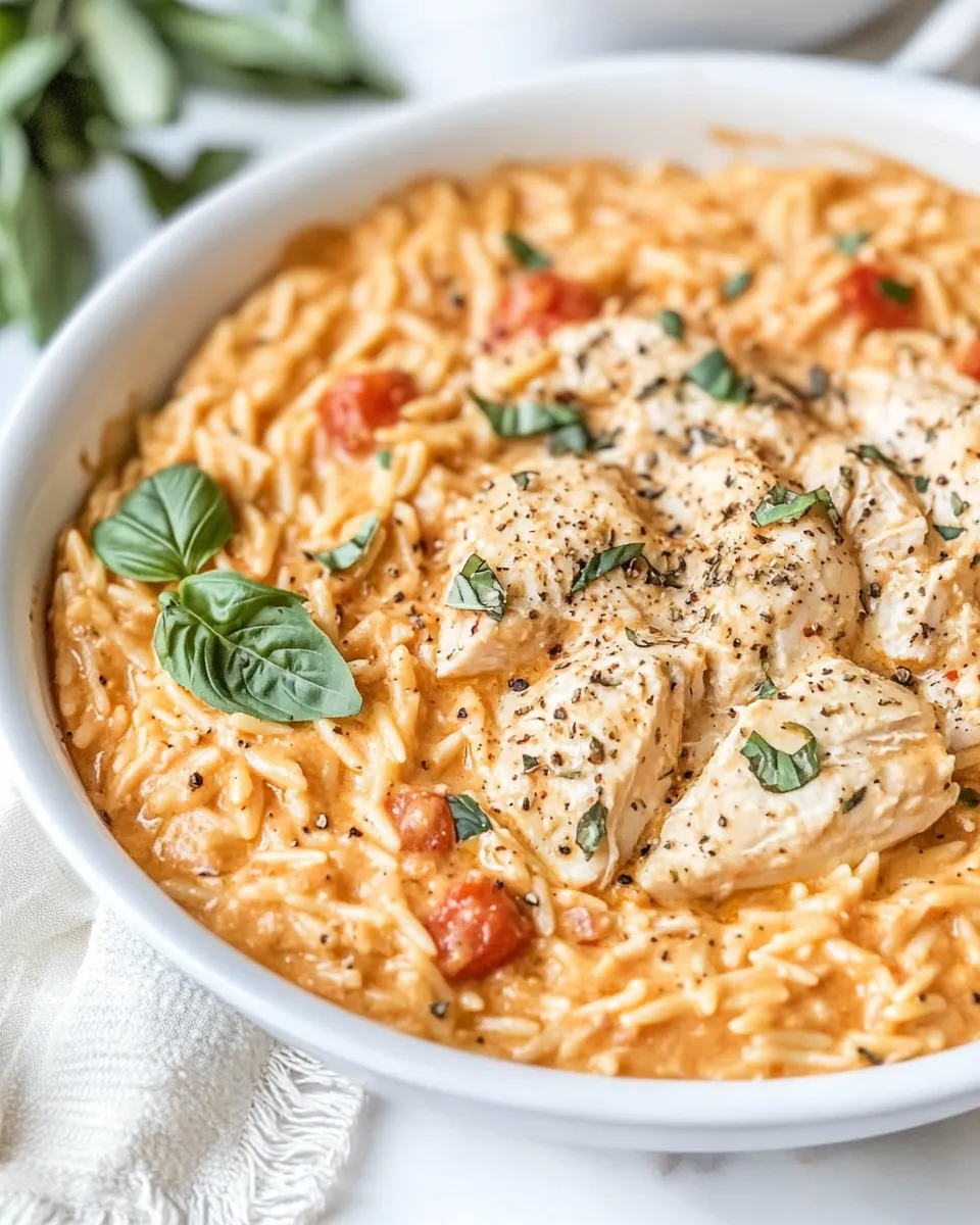 Marry Me Chicken Orzo