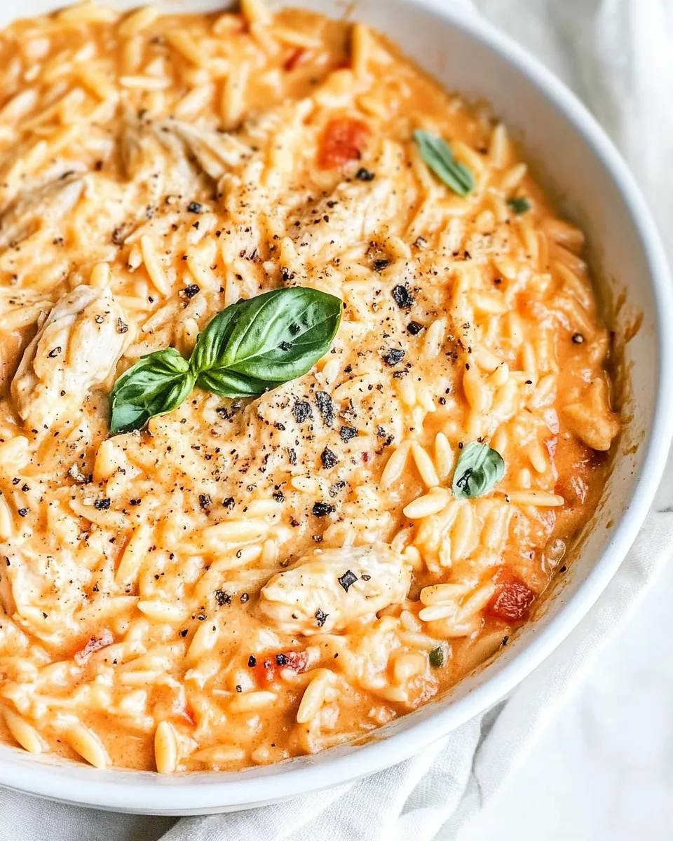 Marry Me Chicken Orzo