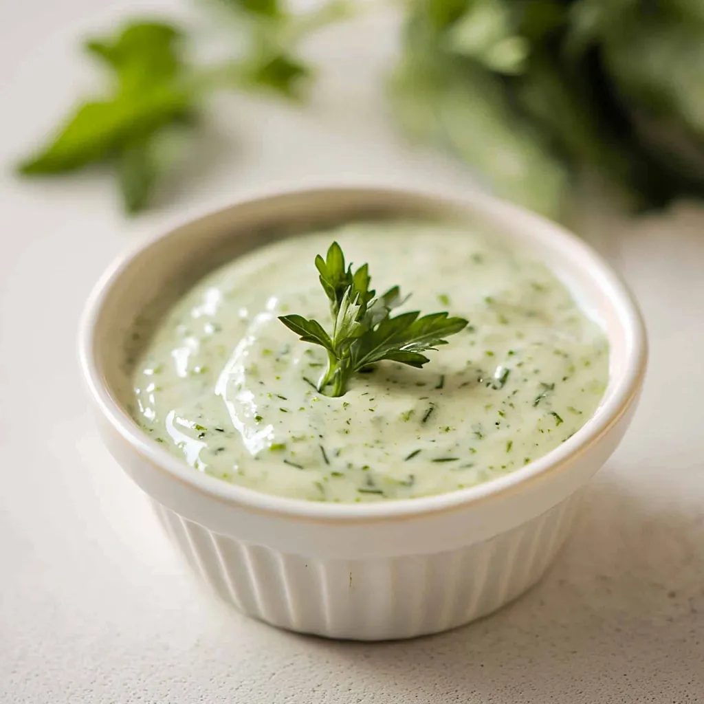 Mayo Free Green Goddess Dressing