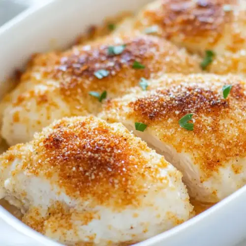 Mayo Parmesan Chicken Bake