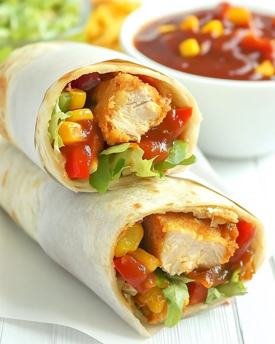 McDonald’s CopyCat Sweet Chili Chicken Wrap