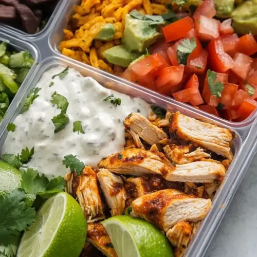 Meal Prep Chicken Burrito Bowls