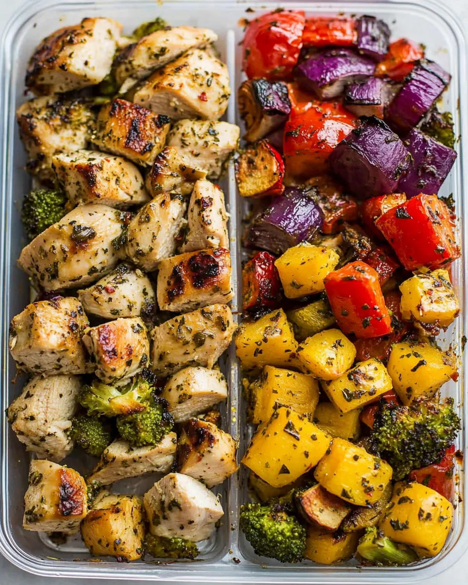 Healthy Roasted Chicken and Veggies