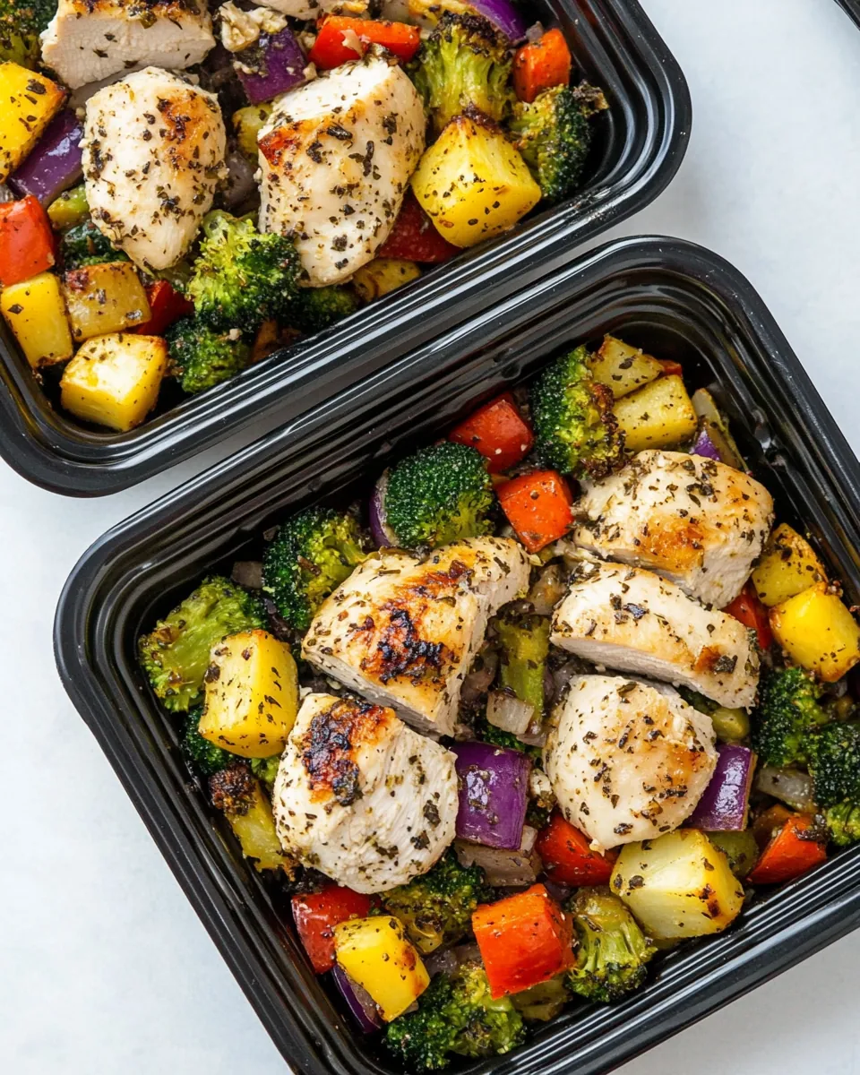 Healthy Roasted Chicken and Veggies